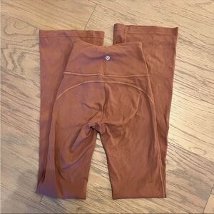 Lululemon Groove Super-High-Rise Flared Pant-Roasted Brown size 0